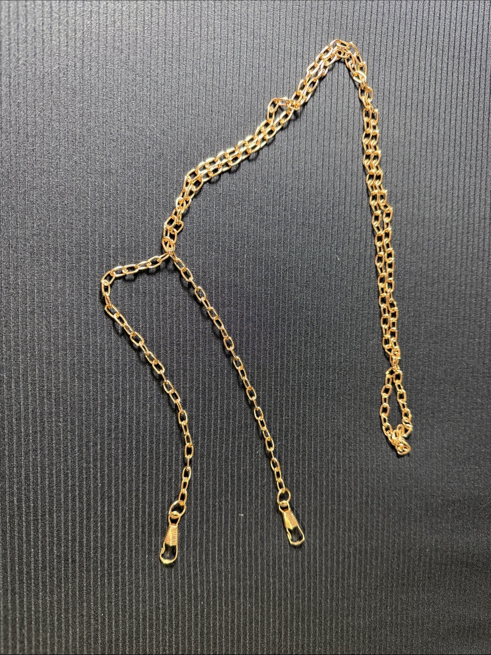 Delicate Gold-Link Lariat Necklace for Women